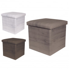 POUF CONTENITORE WOODY CM.38X38X38 (6pz)